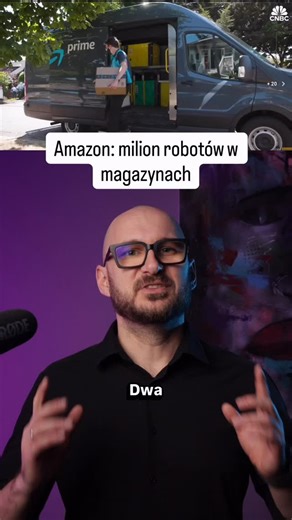 Karol Recko on Instagram: "Amazon ma milion robotów. Wkrótce więcej niż pracowników #ciekawostki #news #nauka #wiedza"