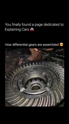 The Car Explainer on Instagram: "A differential gear allows a vehicle’s wheels to rotate at different speeds while still receiving power from the engine. This is crucial when turning, because the outer wheel travels a longer distance than the inner one, and without a differential, the tires would skid or bind. By using a set of gears to split torque intelligently, the differential improves stability, tire life, and handling. From open differentials to limited-slip and locking types, this simple 