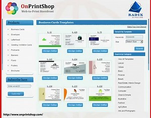 Web to Print Store Front for Commercial Printers
