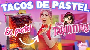Abrí mi taquería con unos tacos de pastel, ¡en mi casa! 🏠🌮 | Mis Pastelitos
