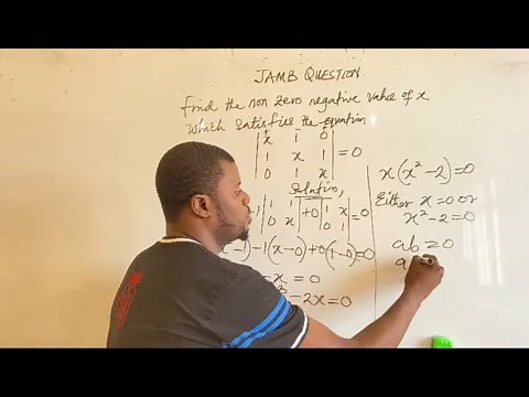 HOW TO FIND DETERMINANT OF 3x3 MATRIX WITH THE UNKNOWN | MATH TUTORIAL | MATRICES