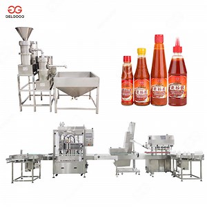 [Hot Item] Fully Automatic Chili Pepper Sauce Processing Line Machine Pepper Sauce Making Machine Tomato Paste / Chilli Sauce Production Line