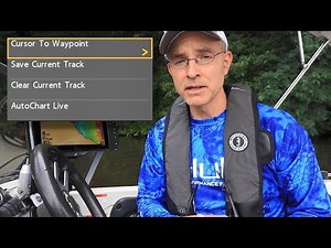 Humminbird HELIX How To: Cursor to Waypoint | X-Press Shortcut