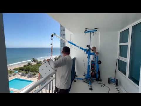 Let's Talk About A Portable Crane that Can Fit Inside an Elevator!!