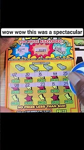 Big Winner on a cash blast lottery scratch off ticket #fypシ #fun #win