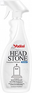 Headstone Cleaner for Graves & Memorials, Granite Cleaner. Removes Dirt & Plant Growth. Natural Luster to Restore & Guard Granite, Stone,Tile, Travertine, Concrete,Limestone,Slate,Marble 10.14 Fl Oz