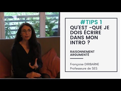 # TIPS 1 Introduction du raisonnement argumenté EC3