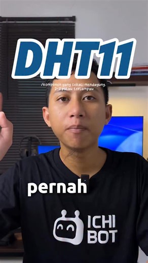 ICHIBOT | Robotics - IoT - AI on Instagram: "padahal gitu doang loh sensornya🤔 #sensor #dht #komponen #part #temperature"