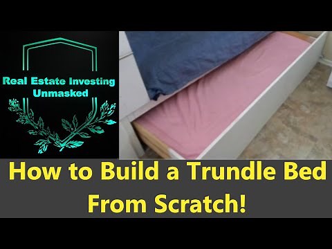 How to Build a Trundle Bed-Plans Shown