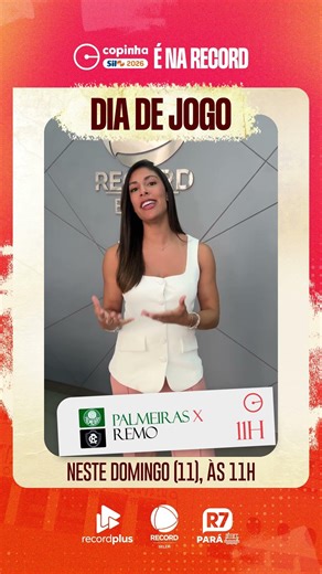 Domingo, Remo e Palmeiras se enfrentam em duelo decisivo da Copinha e a classificação está em jogo.