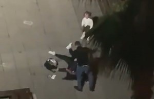 Messed Up: Man Beats A Woman Unconscious While Child Watches!