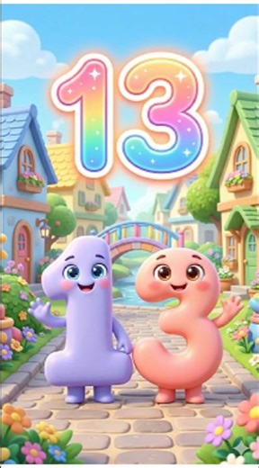 Learn Number 13 | Counting for Toddlers | Fun Kids Cartoon | Learn to Count | Educational Cartoon