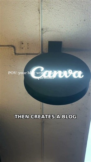 Writing blogs with Canva