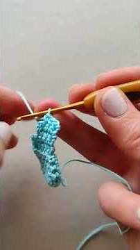 How to crochet angel wings, time lapse.