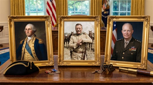 They weren’t born presidents, they earned it in war