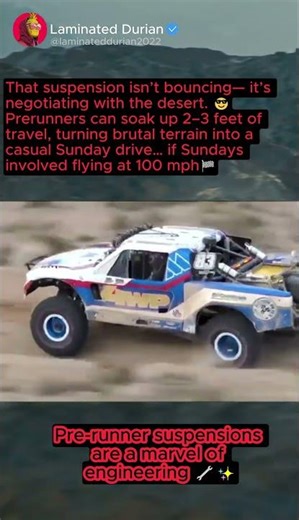 Pre Runner Suspension are out of this world😲