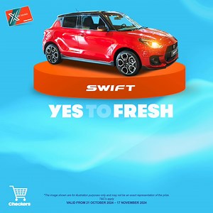 36 reactions | Stand a chance to WIN 1 of 2 Suzuki Swift’s! ​ Buy any Mentos Gum 35 Piece, Mentos Gum 10 Piece, or Incredible Chew, swipe your Xtra Savings card, and stand a chance to win 1 of 2 Suzuki Swift cars. Competition valid until 17 November 2024. Ts&Cs apply | Checkers | Facebook