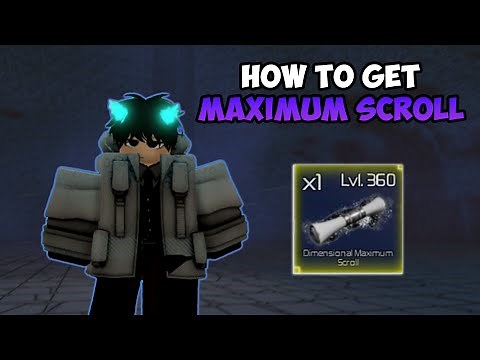 HOW TO GET A GURANTEED MAXIMUM SCROLL IN JUJUTSU INFINITE
