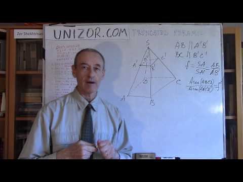 Unizor - Geometry3D - Truncated Pyramid