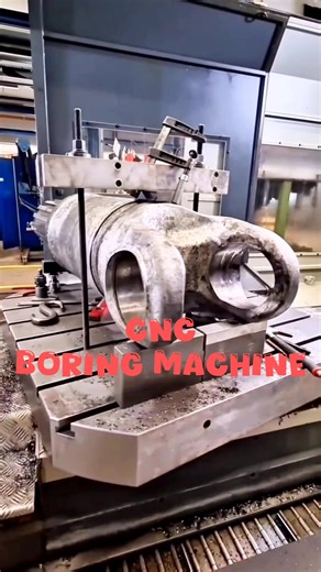 Cnc Boring machine 👍 #machinery #machine #lathework #cncboring | Machinist Life