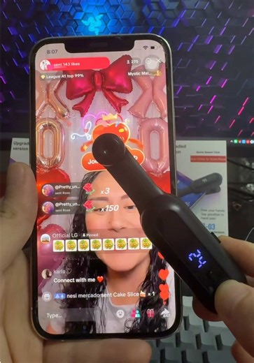 2026 upgraded Auto Clicker for Smart Phone, Built-in batterv, No Need to Connect to Power Source, used for mobile phone application video live streaming gadget quick click simulate finger continuous click, used for live streaming likes, games, shopping #screenclicker #autotapper #clicker #tapper #tiktokshop