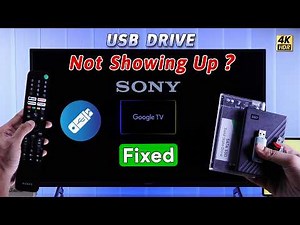 Fix- USB Drive Not Showing Up on Sony Google TV! [Not Detecting]
