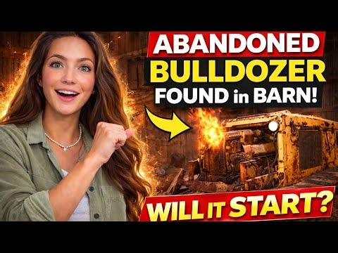 Abandoned Bulldozer Found in Barn — Will It Start?"