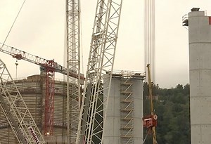 Ponte Morandi: completati i 18 piloni del nuovo viadotto
