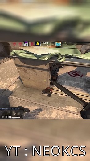 is he playing with a blindfold on #fyp #fy #fypシ #csgo #csgomoments #csgofunny #neok #neokcs #counterstrike #cs