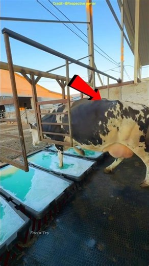 Special Foot Bath for Cows in China #shorts