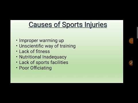 Causes of Sports Injuries | Class 12 | Physical education