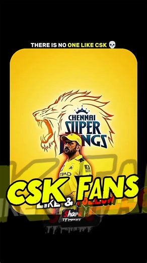 CSK Jaisa Koi Nahi 💛 #shorts #cricket