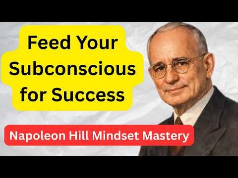 FEED YOUR SUBCONSCIOUS FOR SUCCESS | REPROGRAM YOUR MIND FOR WEALTH, | Napoleon Hill Mindset Mastery