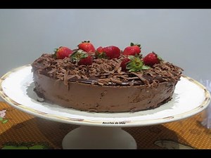 BOLO MOUSSE DE CHOCOLATE SUPER FÁCIL