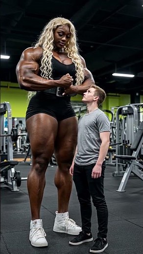 Gym Giants: A Pro FBB’s Flex of Strength