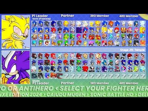 Fleetway Sonic VS Shadic I Sonic Battle HD Deluxe Edition