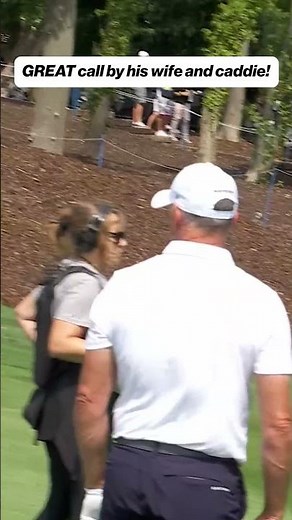 Lee Westwood's wife AND caddie is a LEGEND 🔥 #gold #liv #livgolf #wife #caddie