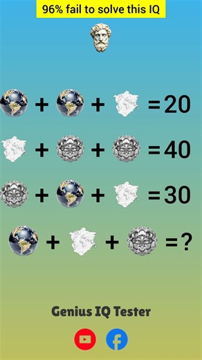 Viral IQ Puzzle: Globe, Map & Model Math Challenge! Can You Solve It? 🧠