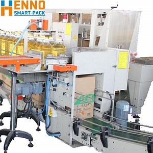[Hot Item] Automatic Drop Loading Case Packer Packing Machine for 2L Plastic Bottle Load Into Carton Packaging