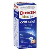 Buy Demazin Kids 6  Cold Relief Blue Syrup 200ml online at Chemist Warehouse
