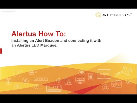 How To Install an Alert Beacon with a LED Marquee
