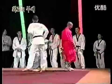 Shaolin Monk vs Taekwondo Master (HQ)