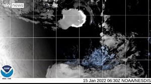 277K views · 4.5K reactions | New satellite imagery has revealed devastation across many of Tonga's islands. New Zealand and Australia have both pledged to send aid, but ash-covered runways and fear of COVID-19 spread has inhibited its delivery. Read more: https://trib.al/Jiv1pex | Sky News | Facebook