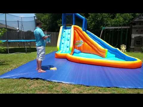 Banzai Water Slide Unboxing, Setup, and Drying Review