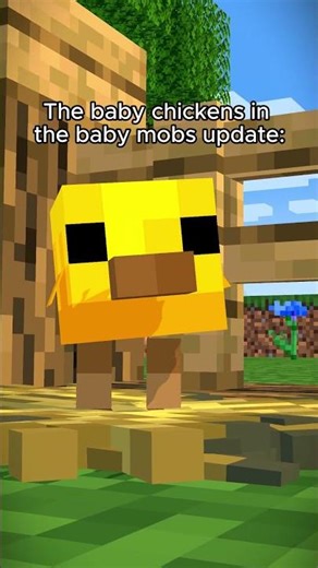 the newer baby mobs are so cute! | Minecraft Animation #minecraftanimation #memes