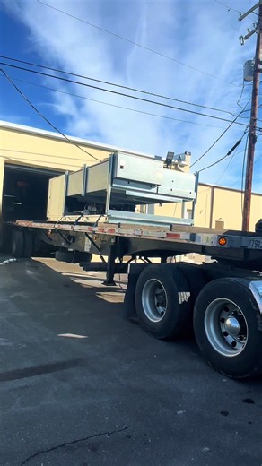 From the shop floor to the open road! 🚛 This 35-ton Air-Cooled chiller is loaded up and shipping out for an ozone application. Custom-built, quality-checked, and ready to perform ✅ .. legacychillers.com *Link in bio .. #LegacyChillers #ChillerBuild #ProcessCooling #35Ton #OzoneCooling
