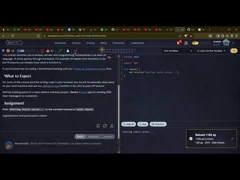 Becoming A Backend Software Dev - Learn Go pt1