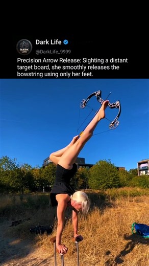 Contortionist Bow & Arrow! 🏹