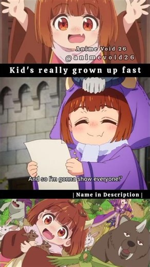 Kid's really grown up fast 🤗| [The Demon King's Daughter is Too Kind] #kawaii #doux #anime