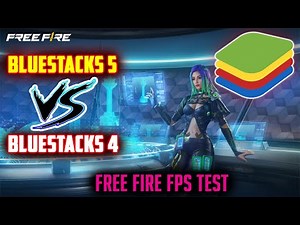 BLUESTACKS 5 VS BLUESTACKS 4 - FREE FIRE FPS TEST!!!